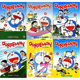 Truyện tranh - Trọn bộ 6 Tuyển tập tranh truyện màu Doraemon