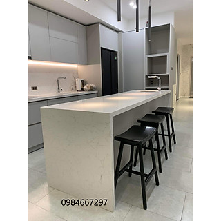 Ghế Gỗ Bar Đảo Võng Mầu Đen Chiều Cao 60cm