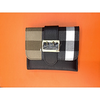 Ví cầm tay nữ kẻ ca rô