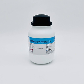 Hóa chất Potassium Hydroxide (AR, Chai 500G, Xilong, Cas 1310-58-3)