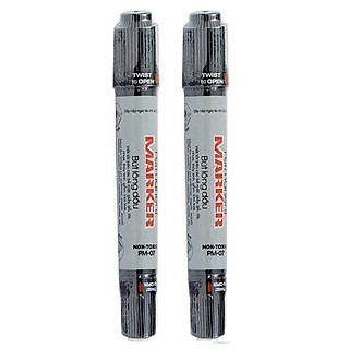 Vỉ 2 Bút Lông Dầu - Thiên Long - PM-07 - Đen