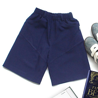 Quần ngắn xanh đen đồng phục học sinh nam cấp 1 , cấp 2 , quần ngắn đi học bé trai rẻ- bền - đẹp Jadiny DPT002