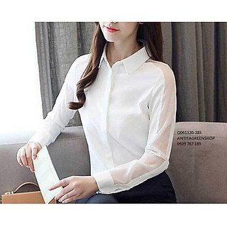 Q061120 ÁO SƠ MI NỮ MÀU TRẮNG