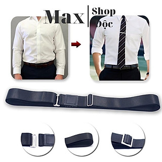 Dây Nịt Thắt Lưng Nam Nữ Maxshopdoc Dây Đai Giữ Áo Sơ Mi Thẳng, Dây Đai Sơ Vin Cho Nam Nữ