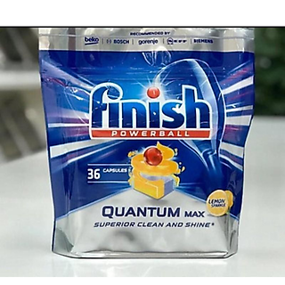 Viên rửa chén bát Finish Cao cấp Quantum Max 36 viên Finish EU