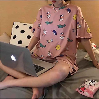 Đồ bộ 3D nữ in cá