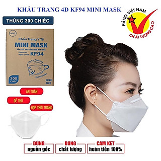 THÙNG 300 KHẨU TRANG NGƯỜI LỚN 4D KF 94 MINI MASK GIÁ SỈ