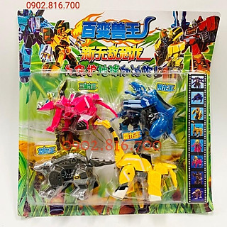 Vỉ đồ chơi lắp ráp siêu nhân Gao siêu thú 0827