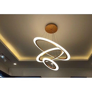 Đèn thả trần Silverstar đèn thả trần 3 vòng đèn thả trần phòng khách đèn chùm hiện đại