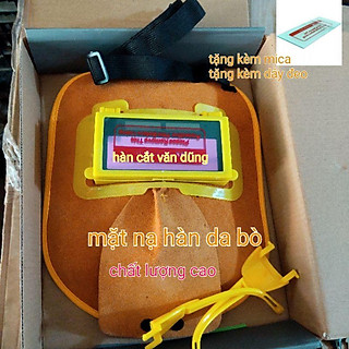 mặt nạ hàn da bò