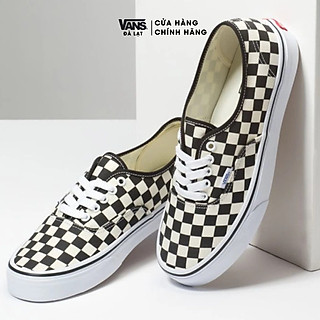 Giày Sneaker Vans Unisex Vintage Trắng Đen - VN000W4NDI0 Giày lười Slip on
