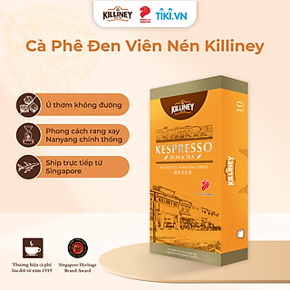 Hộp 10 Viên Nén Trà Đen Cao Cấp Killiney Kespresso Black Tea - Tương Thích Máy Pha Cà Phê Nespresso (10 viên x 3g)