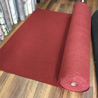 Thảm nỉ trải sàn màu đỏ đô