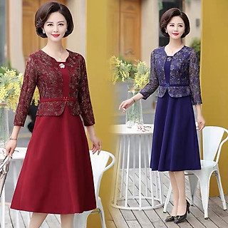 Thời trang trung niên quý bà đầm trung niên sang trọng