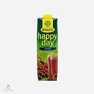Nước ép Nam việt quất nguyên chất 100% Rauch Happy Day Cranberry 1L