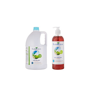 Nước rửa chén bát hữu cơ truyền thống Layer Clean, sạch bóng tự nhiên, an toàn thân thiện
