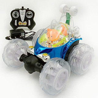 Xe điều khiển nhào lộn Spider Man ĐÈN + NHẠC - 0135B