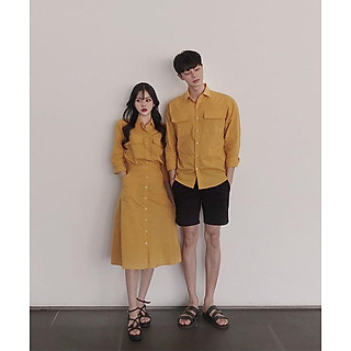 Váy đôi sơ mi chụp ảnh đẹp