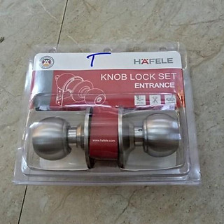 Khóa tay nắm tròn Hafele, khóa cửa gỗ - 489.93.130