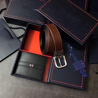 Set ví nịt nam , bộ ví và thắt lưng nam siêu sang