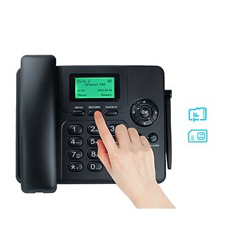 Điện Thoại Bàn Gắn 2 Sim Di Động, Gphone, HomePhone GSM FWP 6588