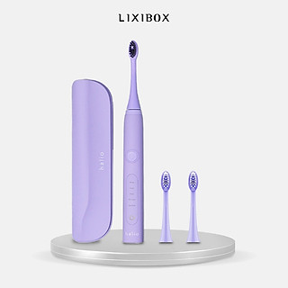Combo Bàn chải đánh răng điện Halio Toothbrush Periwinkle & 2 Đầu bàn chải thay thế