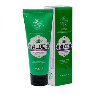 Sữa rửa mặt dưỡng trắng tinh chất Lô hội Vacci