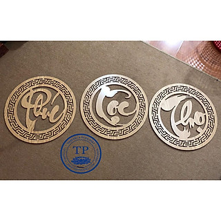 TẤM TRANG TRÍ BÀN THỜ  CHỮ PHÚC LỘC THỌ KH8899