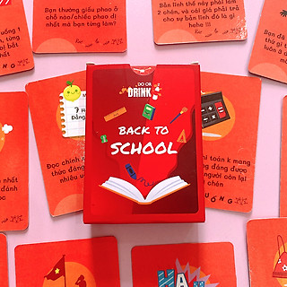 Bộ Bài Drinking Game Uống Đê Bản Học Đường Bài Huệ Nốc Out Cho Nhóm Bạn Giải Trí Trong Bữa Tiệc
