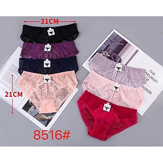 LỐ 10 QUẦN LÓT REN HOA 8516 SIÊU SEXY CHO NỮ