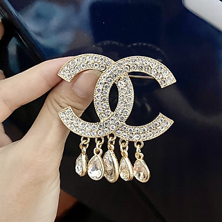 Ghim cài áo - Hoa cài áo X07 đá rơi