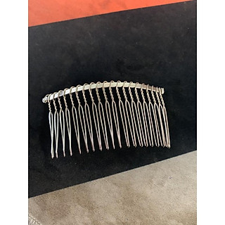 Lược nhựa gắn đá làm cài tóc giangpkc