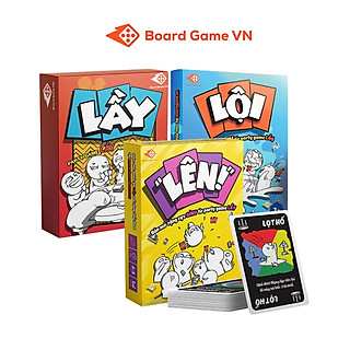 Combo thẻ bài Lầy - Lội - Lên -Party game siêu vui siêu lầy, Phiên bản mở rộng từ party game LẦY, Đồ Chơi Trẻ Em