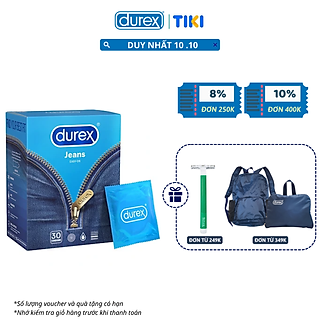 Bao cao su Durex Jeans Hộp 30 bao