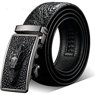 Dây Nịt Thắt Lưng Nam Da Bò Thật Vân Cá Sấu Cao Cấp  - R7