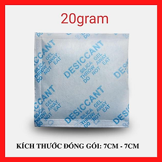 Gói Chống Ẩm Silicagel đóng túi 1Kg - Hạt chống ẩm mốc, khử mùi