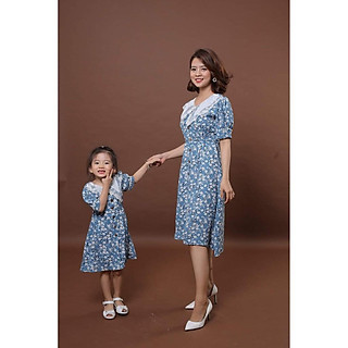 Set đồ đôi mẹ và bé 6 mẫu Áo váy đôi mẹ và bé dễ thương nhiều hoạ tiết