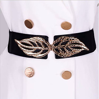 Đai váy thắt lưng nữ Lá xinh Bản 5cm H41