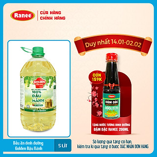 Dầu Đậu Nành cao cấp Golden 5 lít