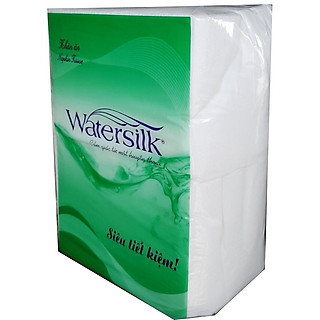 Khăn ăn Watersilk 330x330 Đóng 1Kg- mã W207- 100% Bột giấy nguyên sinh - Hàng chính hãng.