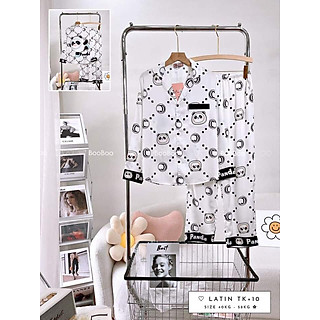 Đồ Bộ Pijama Nữ Chất Lụa Latin Cao Cấp Thiết Kế - Mã 19