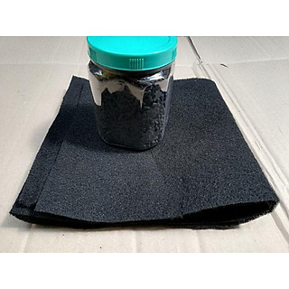 Combo 500g than hoạt tính + 2 miếng vải cacbon khử mùi