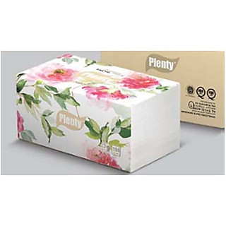 Khăn Giấy Rút Plenty, 3 Lớp 180 Tờ/gói