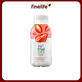 Sữa chua uống trái cây dâu TH chai 300ml  - 3495091