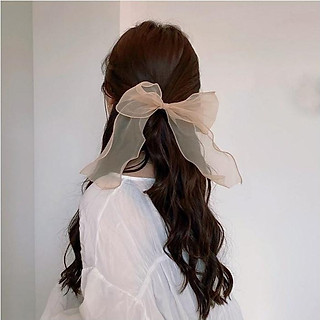 Dây Buộc Tóc Nơ Vải Voan Dễ Thương