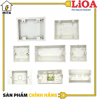 Đế Âm và Đế Nổi LiOA - Đế lắp cho Mặt Vuông và Chữ Nhật