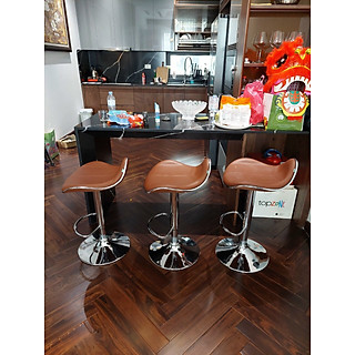 Ghế Bàn Đảo Bếp Màu Da Bò