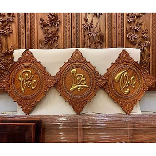 Bộ Tranh Gỗ Chữ Phúc Lộc Thọ