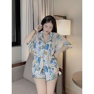 Đồ bộ, Pijiama nữ mặc nhà cộc tay siêu dễ thương