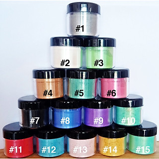 Bột Màu Nhũ Vàng  Đồng Đủ Màu Pha Sơn, Epoxy, Slime, Làm xà phòng, Trang trí, makeup